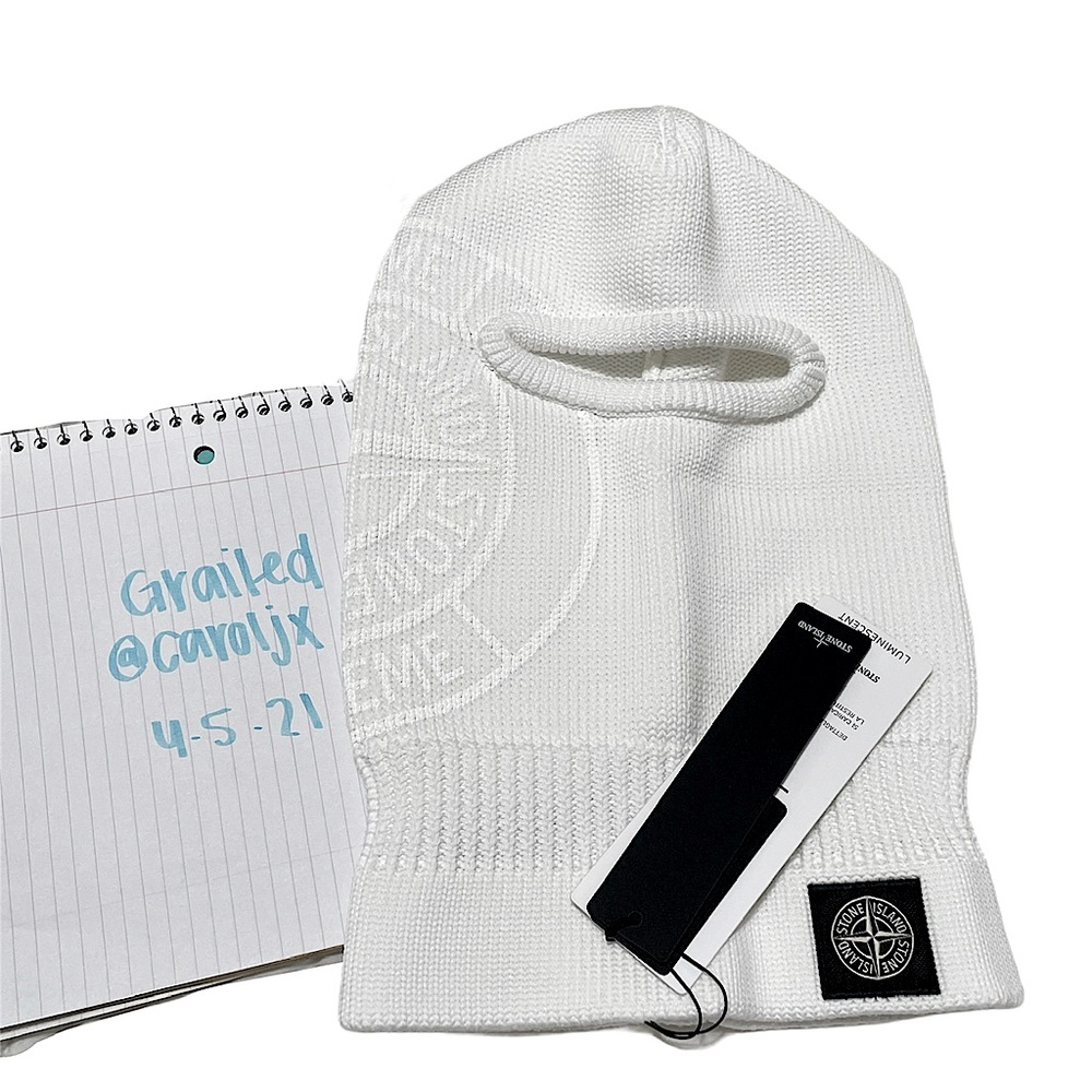 supreme stone island glow knit balaclava
